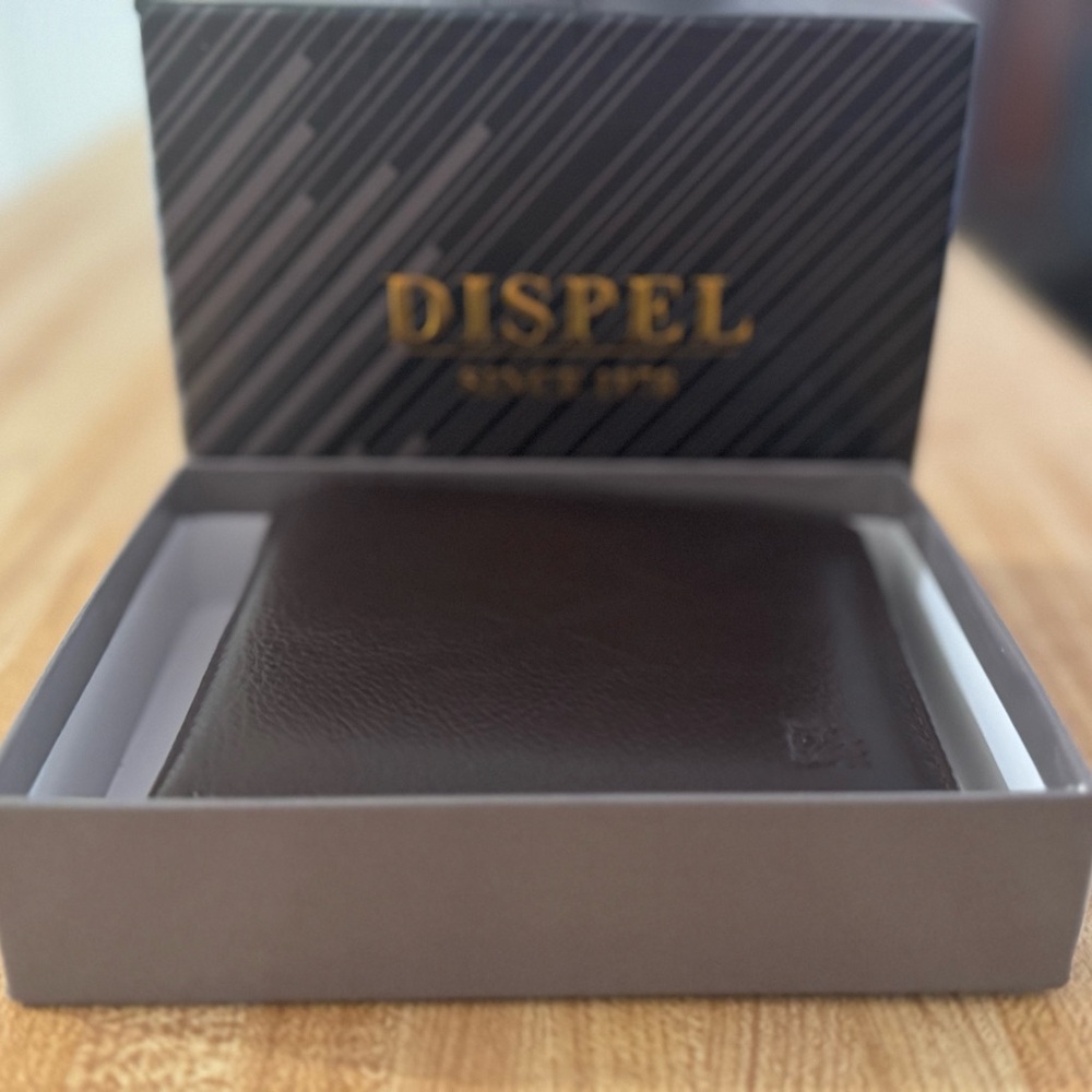 Dark Brown Leather Wallet